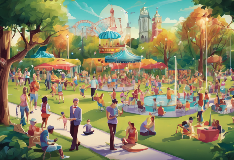 Развлечения и активности для взрослых в парке